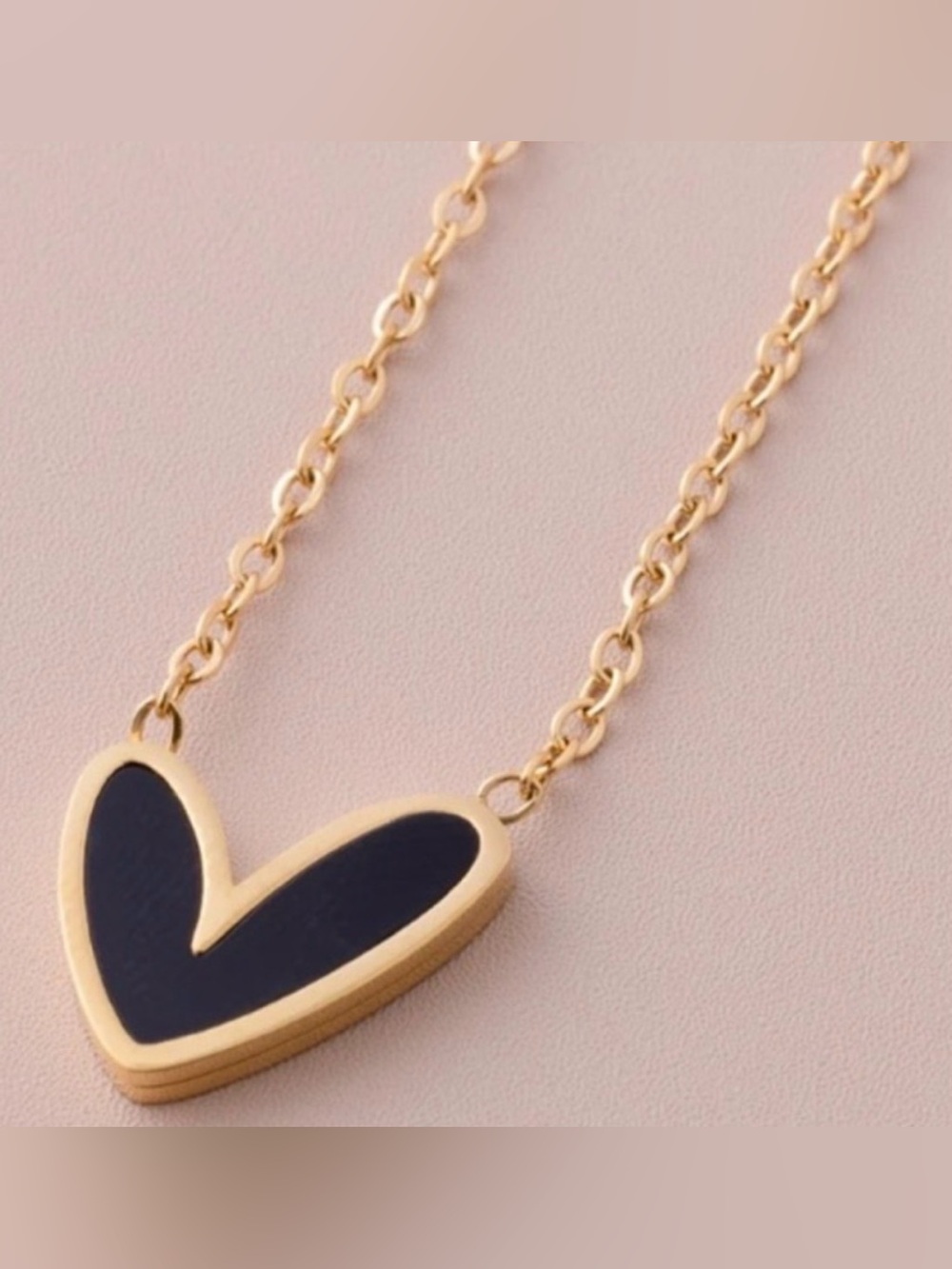 💙Gold Heart Pendant Necklace